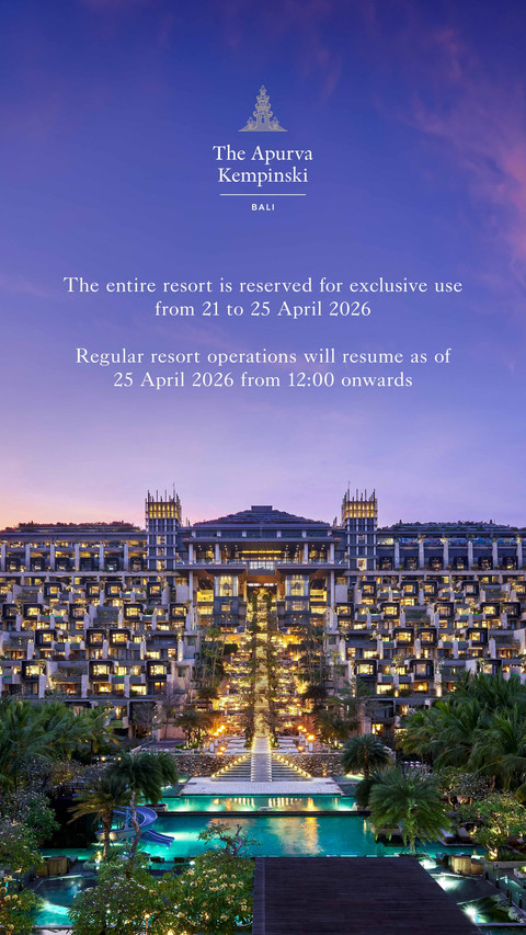 Postingan Story Instagram Kempinski Bali. Foto: Instagram @kempinskibali