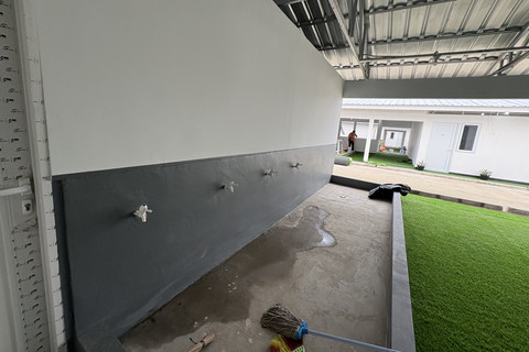 Hunian Sementara (Huntara) kawasan Senen, Jakarta Pusat (23/4/2026). Foto: Kevin Daniel/kumparan