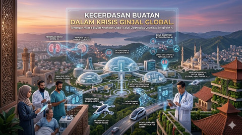 Gambar Ilustrasi AI dalam Penanganan Ginjal ( Generated by AI )