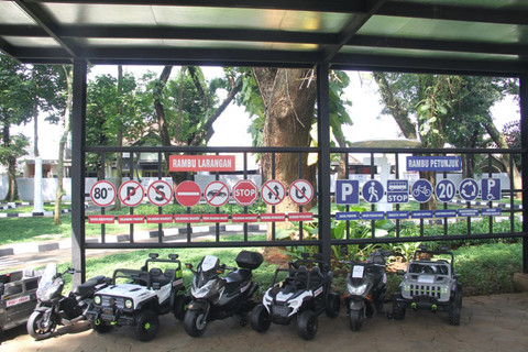 Suasana Taman Lalulintas dan Hutan Kota Rendeng, Kabupaten Kudus, Jawa Tengah, pada Senin (20/4). Foto: Vega Ma'arijil Ula/kumparan