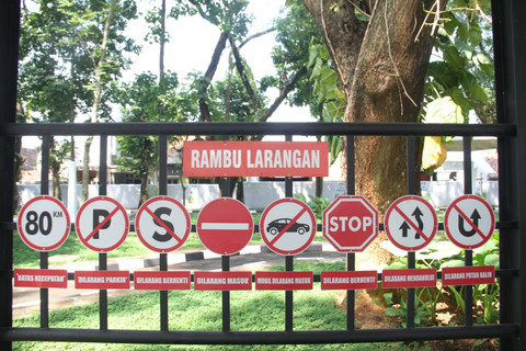Suasana Taman Lalulintas dan Hutan Kota Rendeng, Kabupaten Kudus, Jawa Tengah, pada Senin (20/4). Foto: Vega Ma'arijil Ula/kumparan