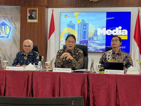 Menkeu Purbaya Yudhi Sadewa dalam Media Briefing di BPPK Purnawarman Kampus, Jakarta Selatan, Jumat (24/4/2026). Foto: Najma Ramadhanya/kumparan