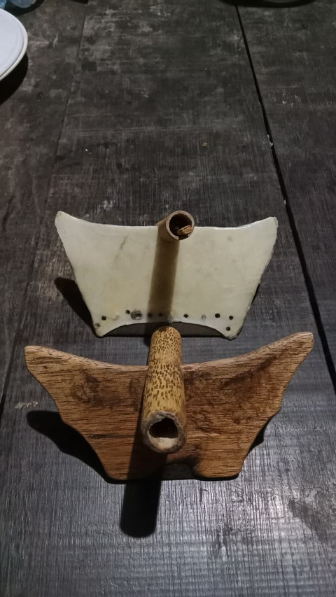 Gambar ani-ani alat tradisional untuk memanen padi. Foto: Dokumentasi pribadi