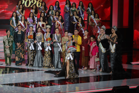 Usai melangsungkan rangkaian karantina pada 18-23 April 2026, Yayasan Puteri Indonesia bersama Mustika Ratu menggelar Malam Grand Final Pemilihan Puteri Indonesia 2026 di Jakarta Convention Center, Jumat (24/4/2026). Foto: Jamal Ramadhan/kumparan