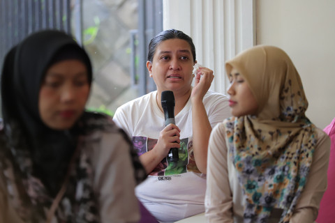 Ibu Maddy di acara kumparanMOM Mom's Meet Up. Foto: kumparan. 