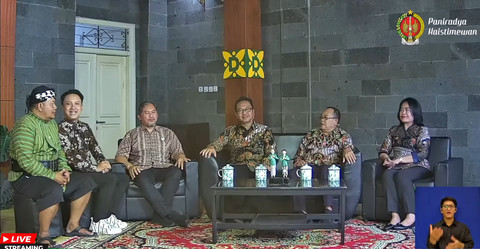 Diskusi Rembag Kaistimewan tentang Pendidikan Khas Kejogjaan yang digelar Paniradya Kaistimewan, Jumat (24/4). Foto: Youtube Paniradya Kaistimewan