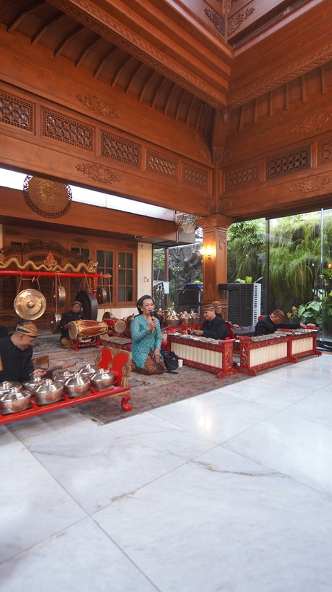 Peluncuran koleksi gamelan pribadi milik B.J. Habibie di Wisma Habibie Ainun di Jakarta. Foto: Wisma Habibie Ainun