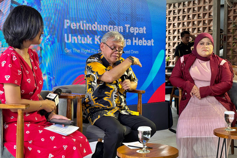 Media Brief &ndash; Perlindungan Flu yang Tepat untuk Keluarga Hebat yang diselenggarakan oleh Kalbe melalui anak usahanya, Kalventis, di Jakarta Pusat, Kamis (23/4). Foto: Eka Nurjanah/kumparan