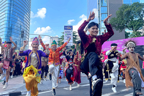 Parade Inspirasi Diri di Thamrin, Jakarta Pusat, Minggu (26/4/2026). Foto: Vincentius Mario/kumparan