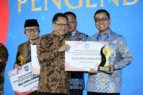 Kementerian Dalam Negeri (Kemendagri) menggelar Apresiasi Daerah Berprestasi Tahun 2026 di Ballroom Wyndham Opi Hotel, Palembang, Sumatera Selatan, Sabtu (25/4/2026). Foto: Dok. Kemendagri