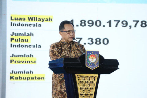 Kementerian Dalam Negeri (Kemendagri) menggelar Apresiasi Daerah Berprestasi Tahun 2026 di Ballroom Wyndham Opi Hotel, Palembang, Sumatera Selatan, Sabtu (25/4/2026). Foto: Dok. Kemendagri