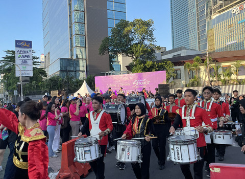 Parade  Inspirasi Diri di Thamrin, Jakarta Pusat, Minggu (26/4/2026). Foto: Salsha Okta/kumparan