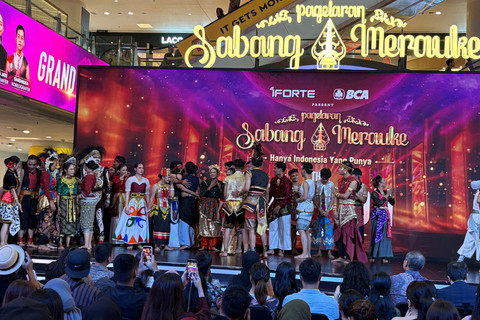 Grand Final The Audition Pagelaran Sabang Merauke di Grand Indonesia, Jakarta, Minggu (26/4/2026).
 Foto: Vincentius Mario/kumparan