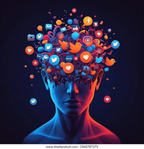 (Sumber gambar : https://www.shutterstock.com/id/image-generated/brain-rot-social-media-2560787275?trackingId=6bae6311-6805-4ed8-a383-bb9557120da4&listId=searchResults, Shutterstock)