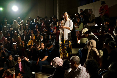 Pementasan Dapur Sumur Tutur oleh Putri Ayudya di Jakarta, Sabtu (25/4/2026). Foto: Dok. Galeri Indonesia Kaya