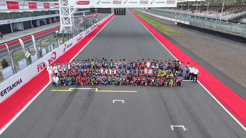 Gelaran Pertamina Mandalika Racing Series 2026 di Pertamina Mandalika International Circuit dalam menciptakan pembalap talenta muda Indonesia. Foto: Dok. Pertamina