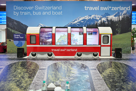 Switzerland Tourism buka pameran Grand Train di Stasiun Whoosh Halim. Foto: Dok. Switzerland Tourism