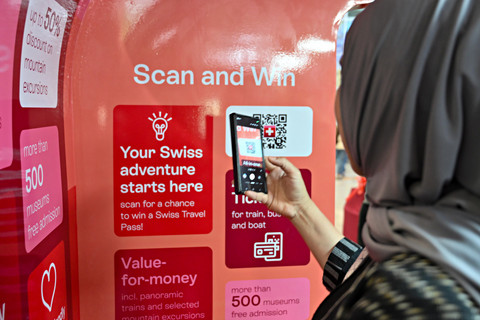 Switzerland Tourism buka pameran Grand Train di Stasiun Whoosh Halim. Foto: Dok. Switzerland Tourism