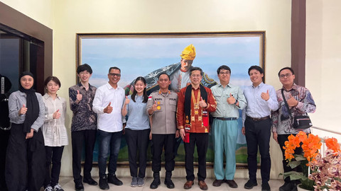 Konsul Jenderal Jepang di Medan Furugori Toru menyambangi Mapolres Aceh Tengah pada Senin (27/4/2026). Foto: Dok. Istimewa