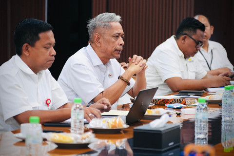 Wakil Menteri Sosial Agus Jabo Priyono menerima audiensi Gerakan Solidaritas Nasional (GSN) di Kantor Kemensos, Jakarta Pusat, Senin (27/4/2026) Foto: Kemensos RI