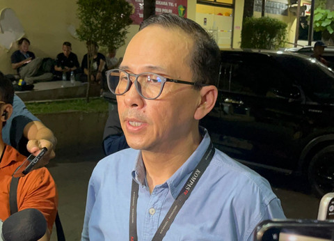 Pemimpin Redaksi Kompas TV, Yogi Arief Nugroho, di RS Polri Kramat Jati, Jakarta Timur, Selasa (28/4/2026). Foto: Nasywa Athifah/kumparan