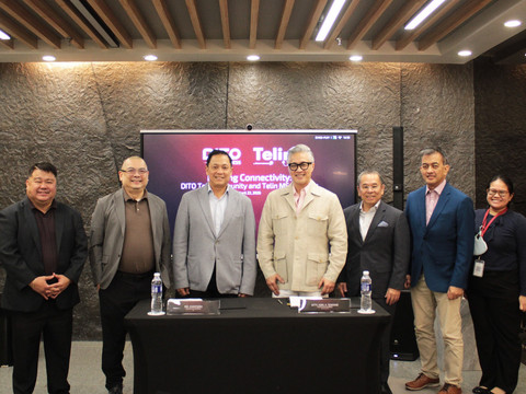 PT Telkom Indonesia (Persero) Tbk (Telkom), menjalin kerja sama strategis dengan perusahaan telekomunikasi Filipina DITO Telecommunity, yang bergerak di bidang multimedia dan teknologi informasi. Foto: dok. Telkom