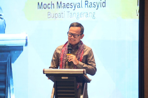 Wamendagri Bima Arya dalam Seminar Nasional Diskusi Aglomerasi Sustainable Aglo-City Summit 2026 di BSD City, Tangerang Selatan, Banten, Rabu (29/4/2026). Foto: Kemendagri RI