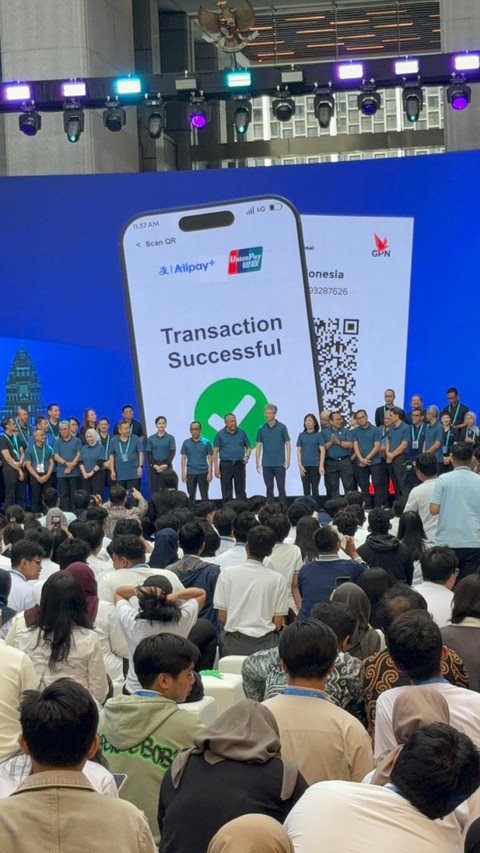 Bank Indonesia luncurkan QRIS RI-China di Kantor Pusat BI, Kamis (30/4). Foto: Ave Airiza Gunanto/kumparan