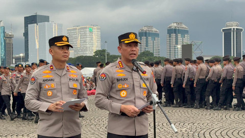 Kabid Humas Polda Metro Jaya Kombes Budi Hermanto usai apel pengamanan hari buruh di Monas, Jakarta Pusat, Kamis (30/4/2026). Foto: Rayyan Farhansyah/kumparan