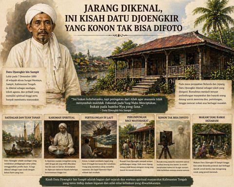 Ilustrasi mengenai Peristiwa Datuk Djoengkir. Foto: Generated by AI