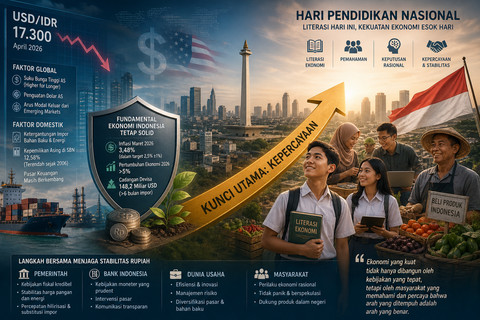 Ilustrasi penguatan kepercayaan masyarakat di tengah pelemahan rupiah. Foto: Generated by AI