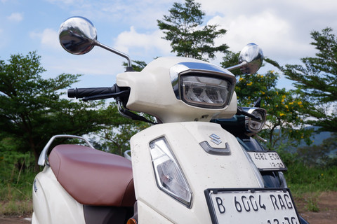Mencoba Suzuki Access 125. Foto: Sena Pratama/kumparan