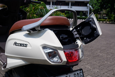 Mencoba Suzuki Access 125. Foto: Sena Pratama/kumparan