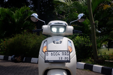 Mencoba Suzuki Access 125. Foto: Sena Pratama/kumparan