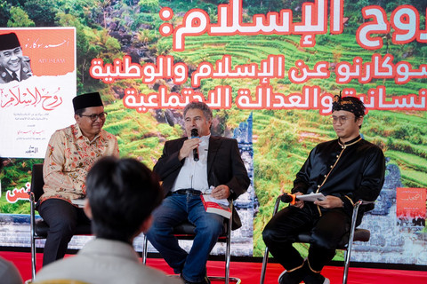 KBRI Tunis Gelar diskusi buku di Pameran Buku Internasional Tunisia ke-40. Foto: KBRI Tunis 