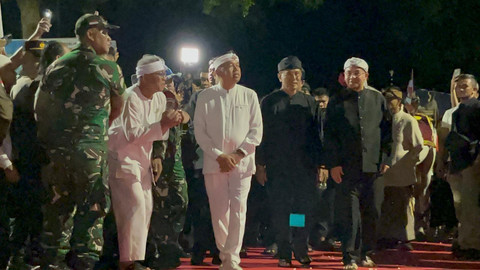 Gubernur Jawa Barat Dedi Mulyadi menghadiri peringatan Milangkala Tatar Sunda 2026 di Kabupaten Ciamis, Minggu (3/5/2026). Foto: Istimewa