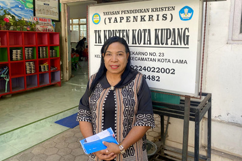 Nortje Padaleti, Kepala Sekolah TK Kristen Kota Kupang. Foto: Rinjani Meisa/kumparan