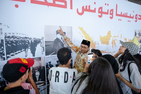 Sebanyak 80.000 pengunjung Paviliun Indonesia dalam Pameran Buku Internasional Tunisia ke-40.
 Foto: KBRI Tunis 