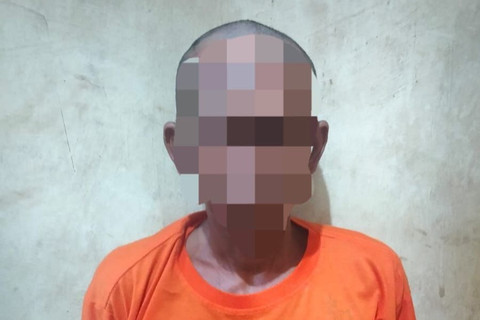 Tersangka kakek yang memperkosa cucu hingga tewas di Riau.
 Foto: Dok. Istimewa