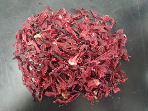 Rosella yang dikeringkan dengan teknologi Intermittent Microwave Drying (IMD) 