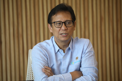 Budi Gunadi Sadikin, Menteri Kesehatan Republik Indonesia saat ditemui di kantornya, Jakarta, Senin (4/5/2026).
 Foto: Aditia Noviansyah/kumparan