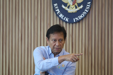Budi Gunadi Sadikin, Menteri Kesehatan Republik Indonesia saat ditemui di kantornya, Jakarta, Senin (4/5/2026). Foto: Aditia Noviansyah/kumparan