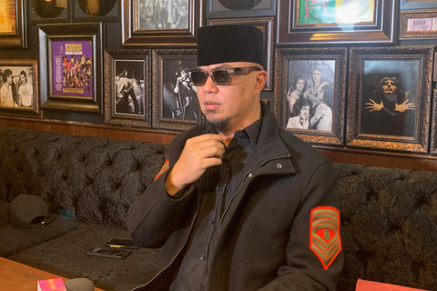 Musisi Ahmad Dhani di Java Rock Kemang, Jakarta Selatan, Selasa (5/5/2026). Foto: Vincentius Mario/kumparan