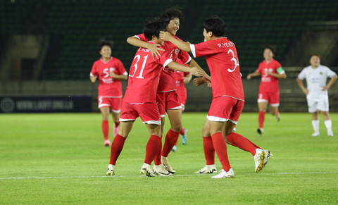 Naegohyang Women's FC, klub sepak bola wanita Korea Utara yang berlaga di Liga Champions Wanita Asia 2025. Foto: AFC