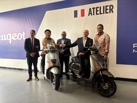 Peresmian diler Peugeot Motorcycles di Cilandak, Jakarta, Selasa (5/5/2026). Foto: Sena Pratama/kumparan