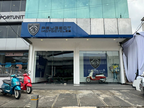 Peresmian diler Peugeot Motorcycles di Cilandak, Jakarta, Selasa (5/5/2026). Foto: Sena Pratama/kumparan