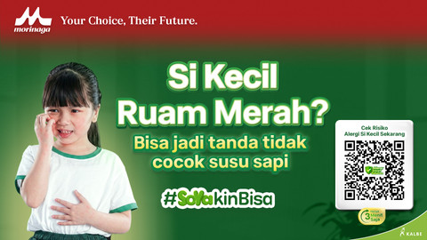 Morinaga Soya menghadirkan Allergy Smart Solution, fitur untuk membantu ibu mengenali potensi alergi pada anak. Foto: Dok. Morinaga Soya