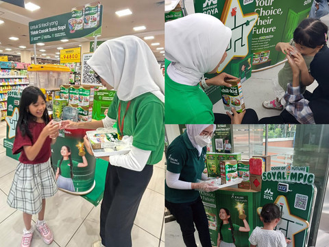 Morinaga Soya menghadirkan SOYAmmy dan Mini Soyalympic 2026 untuk mendorong anak yang tidak cocok susu sapi tetap sehat dan aktif. Foto: Dok. Morinaga Soya