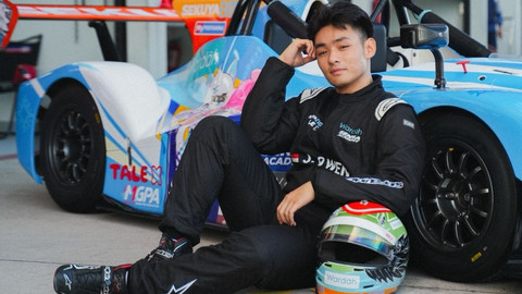 Jerhemy Owen jajal balapan. Foto: Istimewa