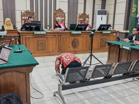 Senior Executive Vice President Bisnis BJB Beny Riswandi divonis bebas dalam perkara kasus korupsi pemberian fasilitas kredit PT Sri Rejeki Isman Tbk (Sritex). Foto: Intan Alliva Khansa/kumparan